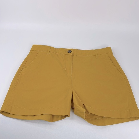 Boden Pants - Boden 4" Mustard Yellow Chino shorts size 10